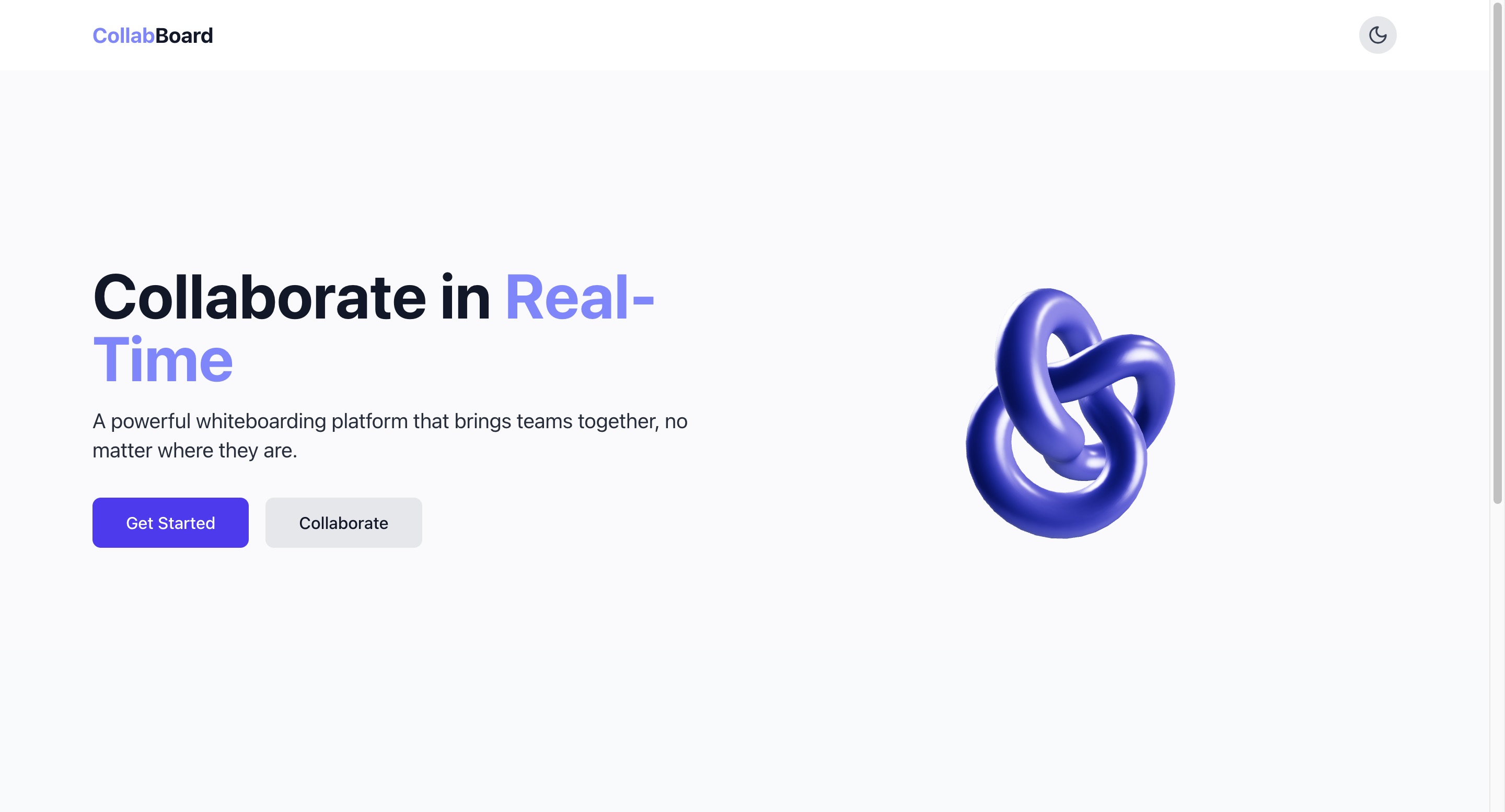 Real Time Whiteboarding Application
